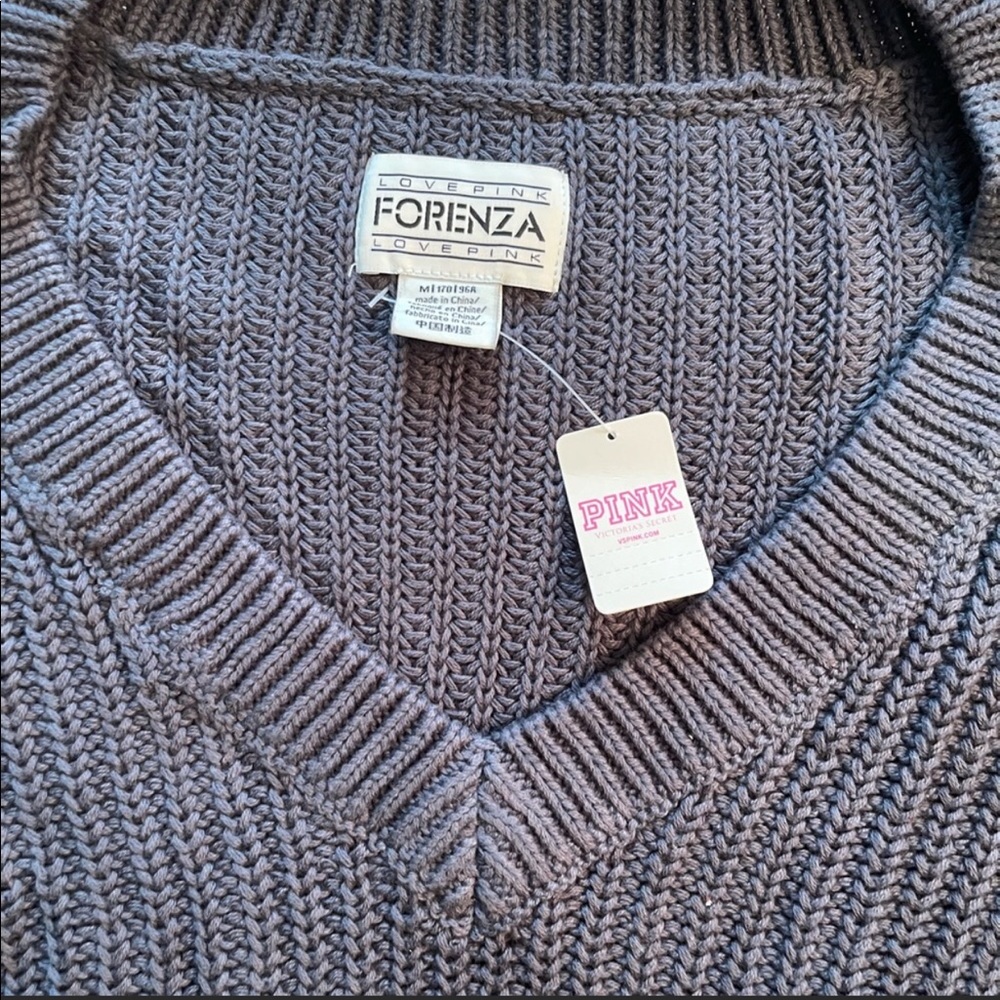 Pink Victoria’s Secret Fishermen Crew Neck Sweater - Picture 2 of 5